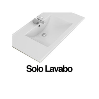 Q.TA' 1 LAVABO CERAMICA P/ARUBA 60 60X45 CM