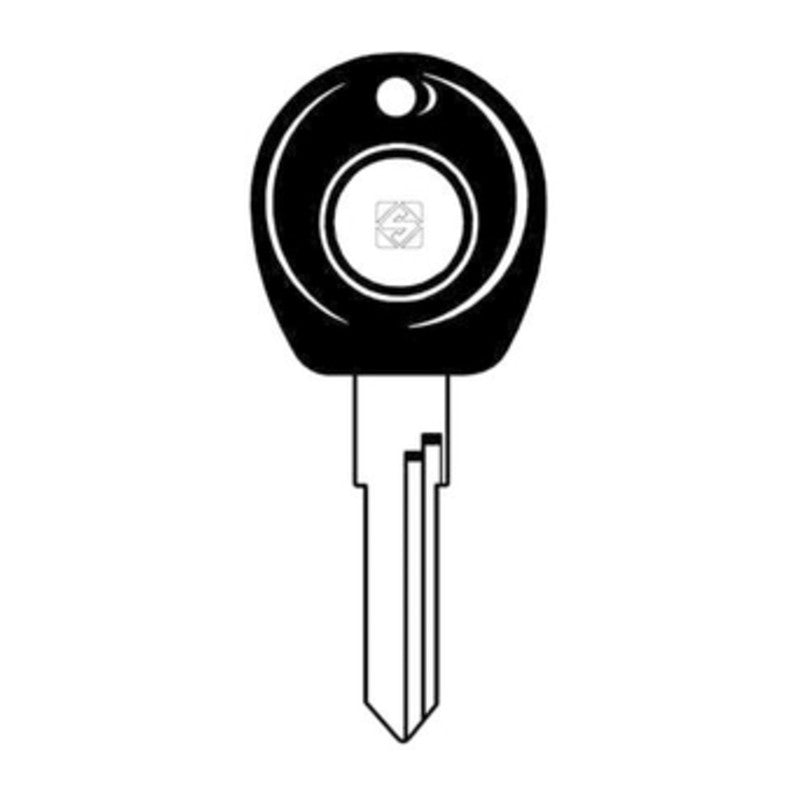 Q.TA' 5 SILCA HU49CP CHIAVE AUTO TESTA PLASTICA ACCIAIO