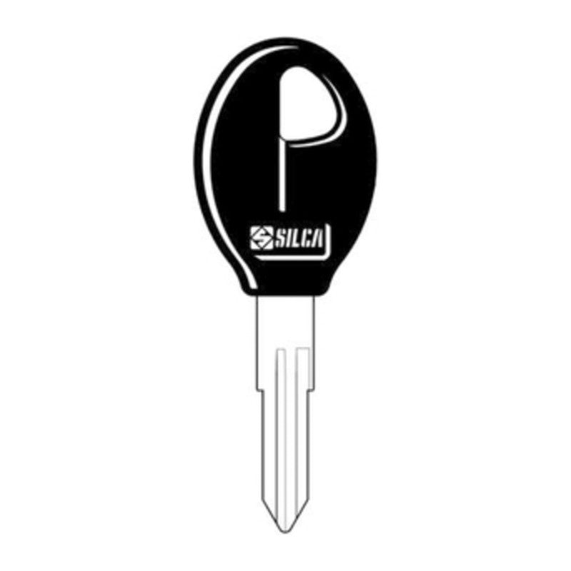 Q.TA' 5 SILCA NSN11BP CHIAVE AUTO TESTA PLASTICA ACCIAIO