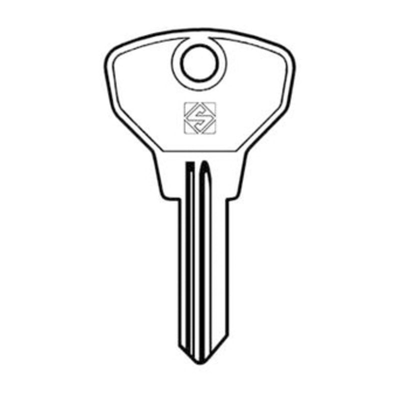 Q.TA' 5 SILCA SIP9R CHIAVE AUTO ACCIAIO