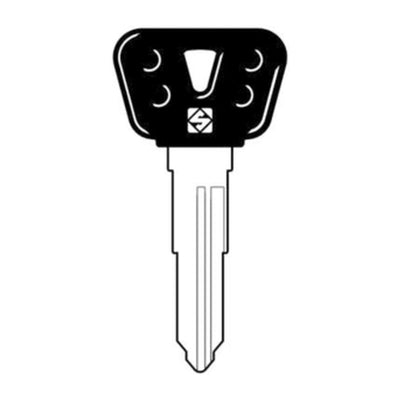 Q.TA' 5 SILCA YH29P CHIAVE AUTO TESTA PLASTICA ACCIAIO