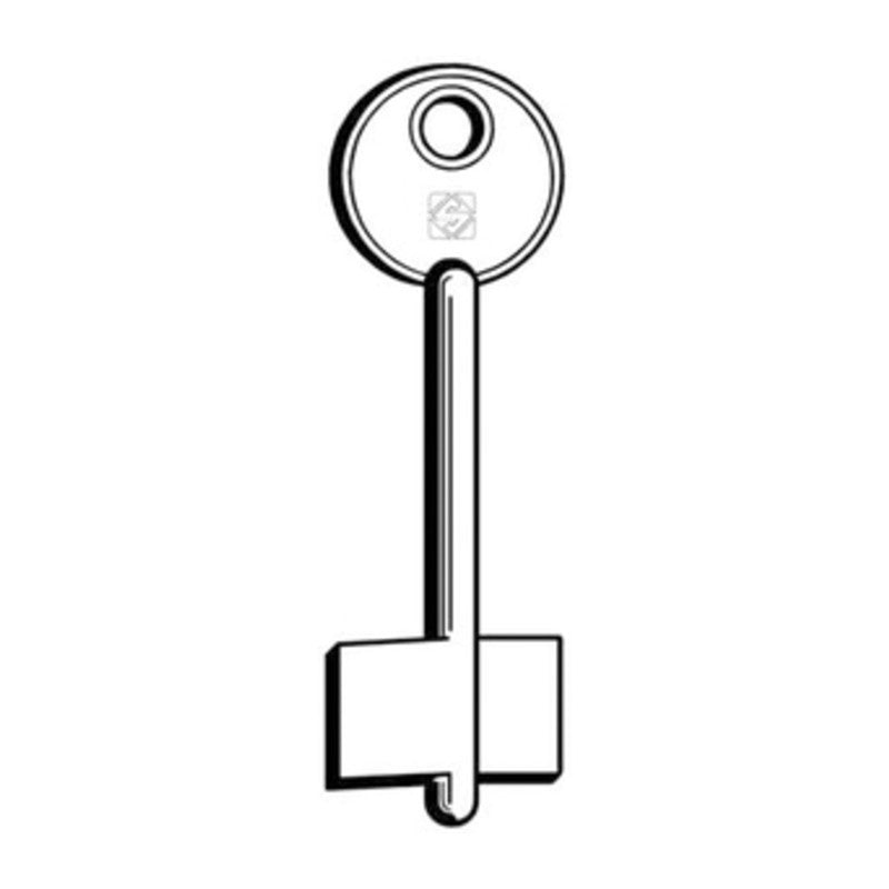 Q.TA' 5 SILCA CF CHIAVE DOPPIA MAPPA OTTONE