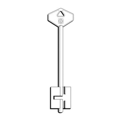 Q.TA' 5 SILCA 5IT8 CHIAVE DOPPIA MAPPA OTTONE