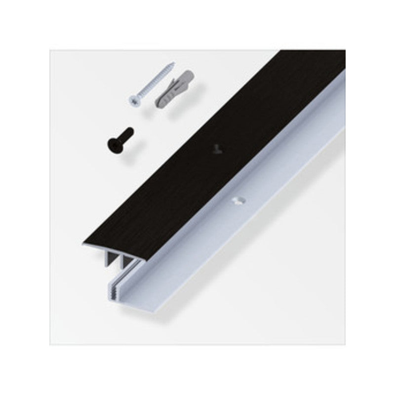 Q.TA' 1 RACCORDO A T P/PARQUET NERO SPAZZOL 100 CM