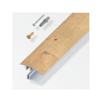 Q.TA' 1 TERMINALE A SCIVOLO P/PARQUET ROVERE NAT. 100 CM