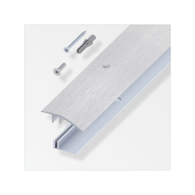 Q.TA' 1 TERMINALE A SCIVOLO P/PARQUET GRIGIO SPAZZ. 100 CM
