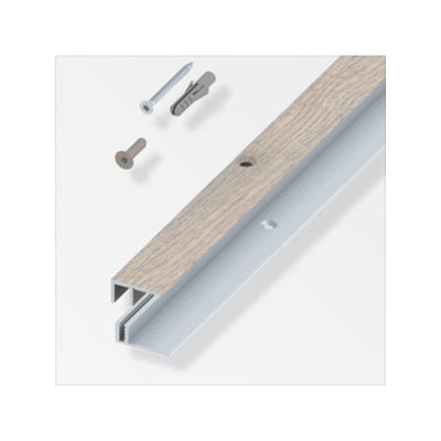 Q.TA' 1 RACCORDO BALCONE P/PARQUET ROVERE GRIGIO 100CM