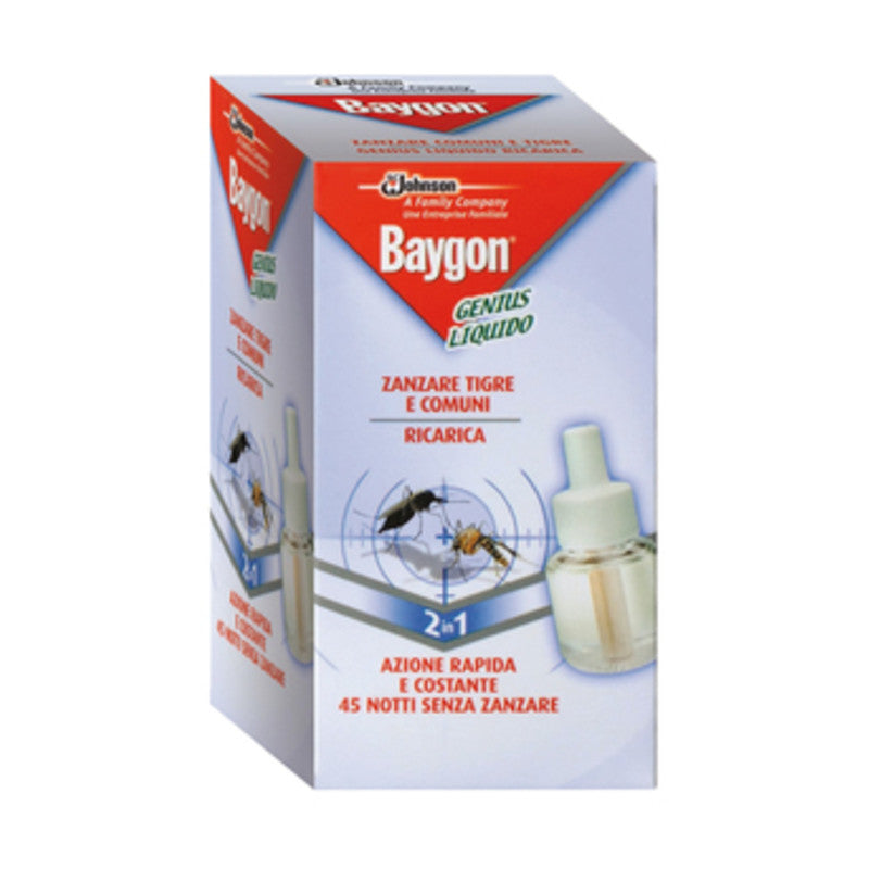 Q.TA' 24 ANTIZANZARE BAYGON GENIUS RICARICA 45 NOTTI