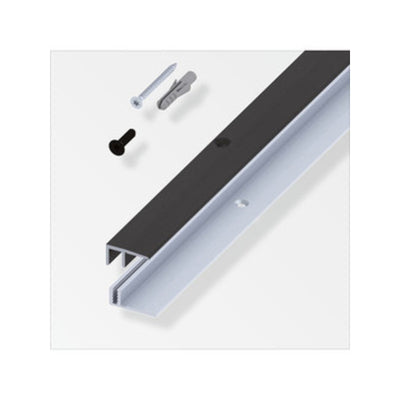 Q.TA' 1 RACCORDO BALCONE P/PARQUET NERO SPAZZ. 100CM