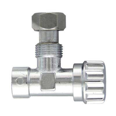 Q.TA' 10 RUBINETTO CROMATO P/CASSETTA WC D 3/8**