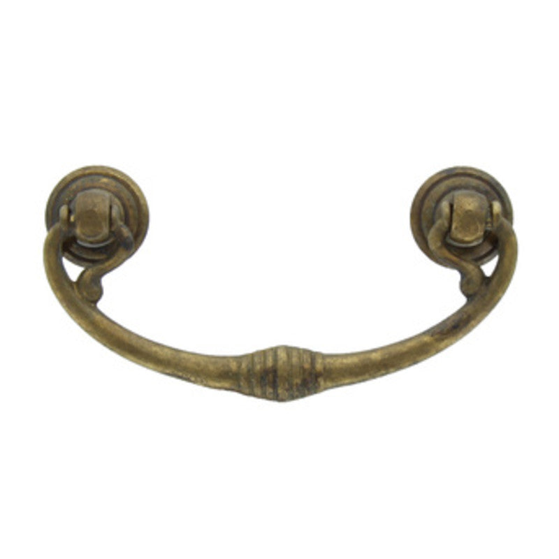 Q.TA' 25 MANIGLIA OTTONE 03027 82X40 MM ANTICATO**