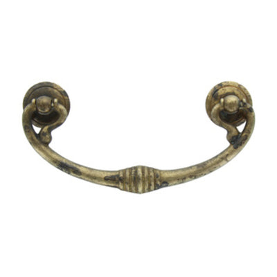 Q.TA' 25 MANIGLIA OTTONE 03027 121X58 MM ANTICATO**