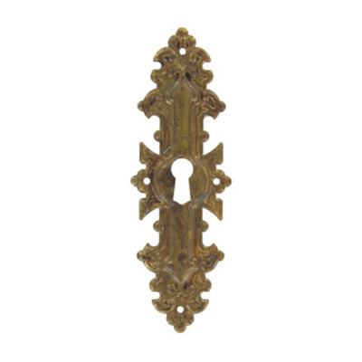 Q.TA' 25 BOCCHETTA OTTONE 30692 38X114 MM ANTICATO**