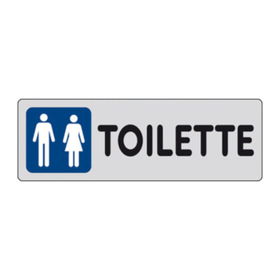 Q.TA' 10 ETICHETTA ADESIVA 150X50 TOILETTE (M F)