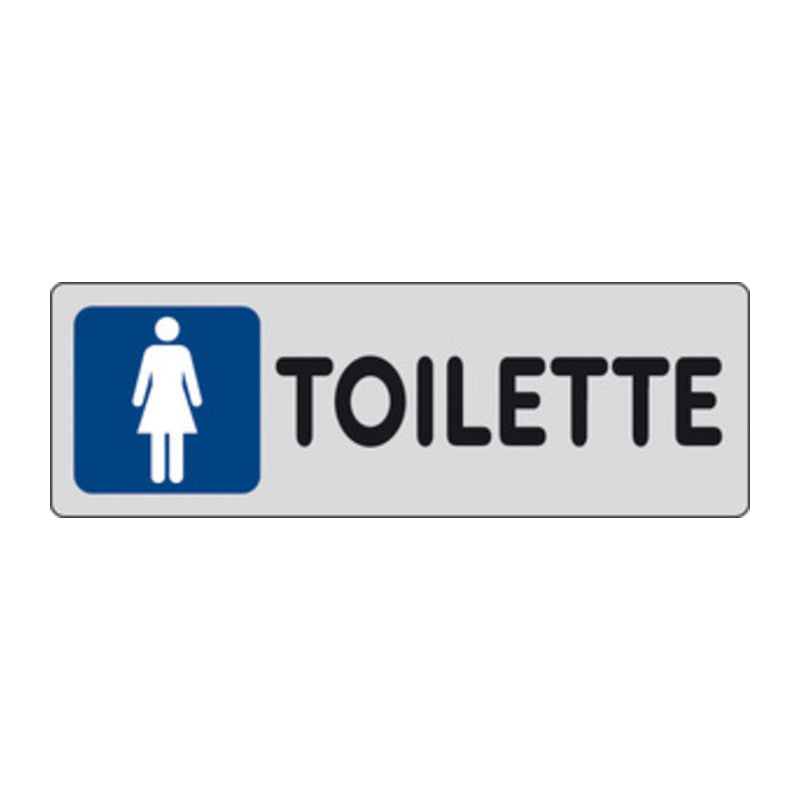 Q.TA' 10 ETICHETTA ADESIVA 150X50 TOILETTE (F)