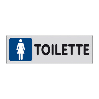 Q.TA' 10 ETICHETTA ADESIVA 150X50 TOILETTE (F)