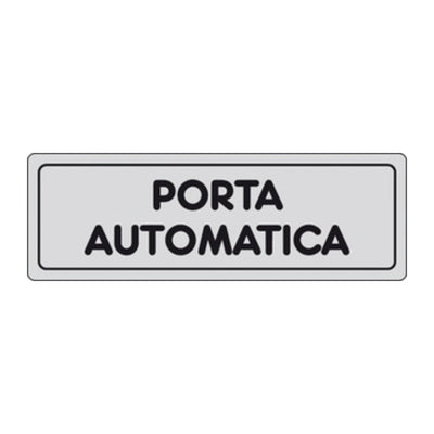 Q.TA' 10 ETICHETTA ADESIVA 150X50 PORTA AUTOMATICA