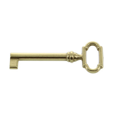 Q.TA' 25 CHIAVE P/MOBILI 33727 27X69 MM OTTONE LUCIDO