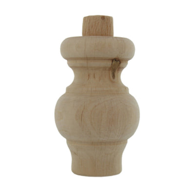 Q.TA' 8 PIEDE IN LEGNO ONTANO 53009 64X 95 MM