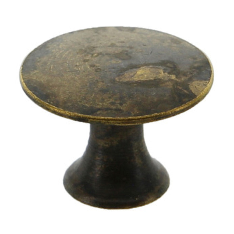 Q.TA' 50 POMOLO OTTONE 24459 D 25 MM ANTICATO*