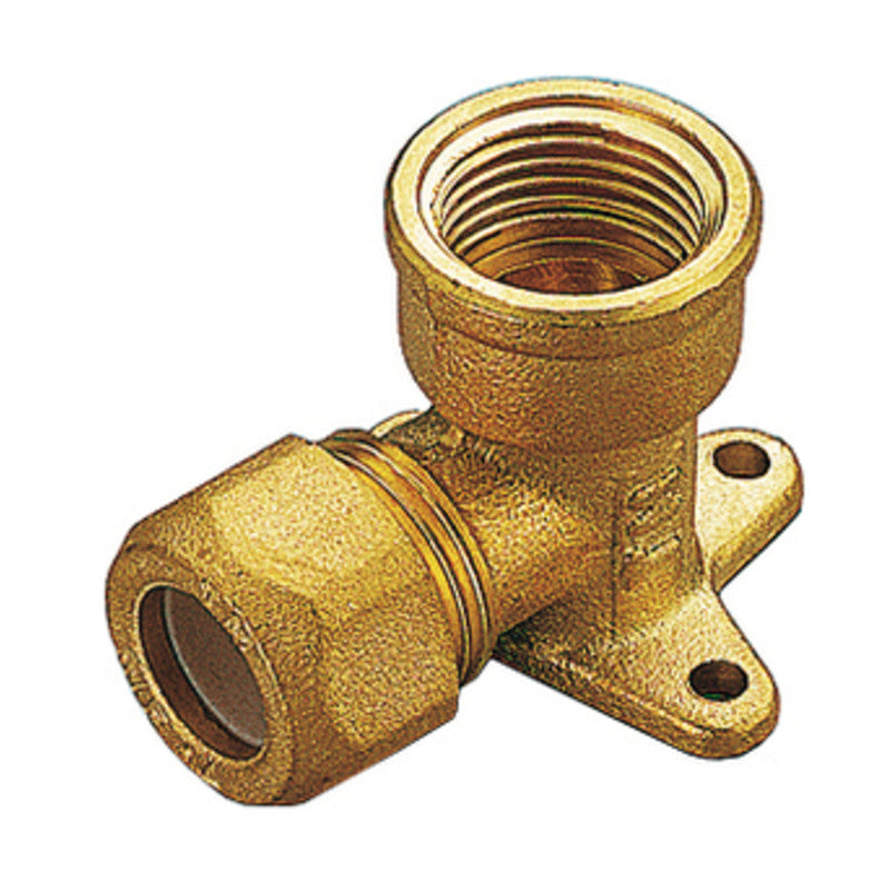 Q.TA' 10 GOMITO OTTONE FLANGIATO BICONO F/GAS 14X1/2