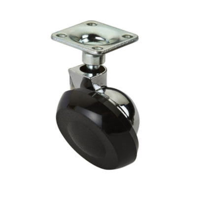 Q.TA' 4 RUOTA SEMISFERICA D 40 MM C/PIASTRA CROMO**