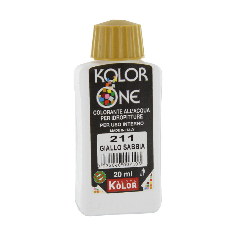 Q.TA' 12 COLORANTE KOLOR ONE 20 ML GIALLO SABBIA 211