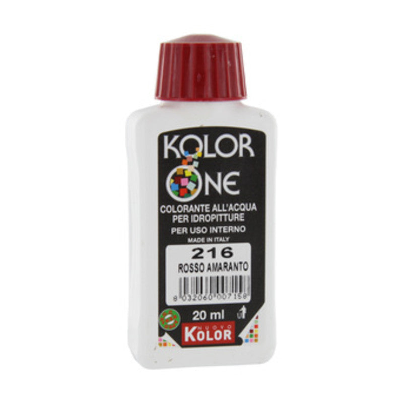 Q.TA' 12 COLORANTE KOLOR ONE 20 ML ROSSO AMARAN 216