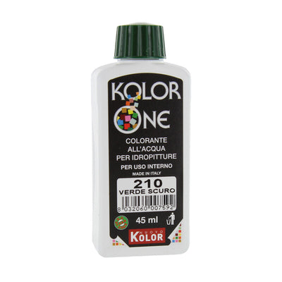 Q.TA' 12 COLORANTE KOLOR ONE 45 ML VERDE SCURO 210