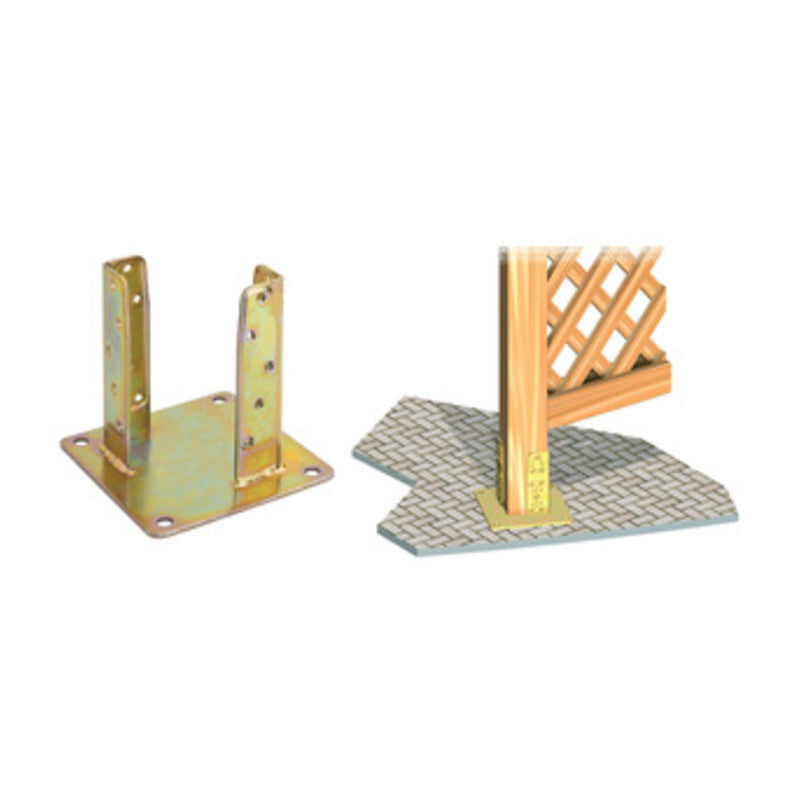 Q.TA' 4 PIASTRA 800 SUPPORTO PILASTRO ACC TROP 102X102MM