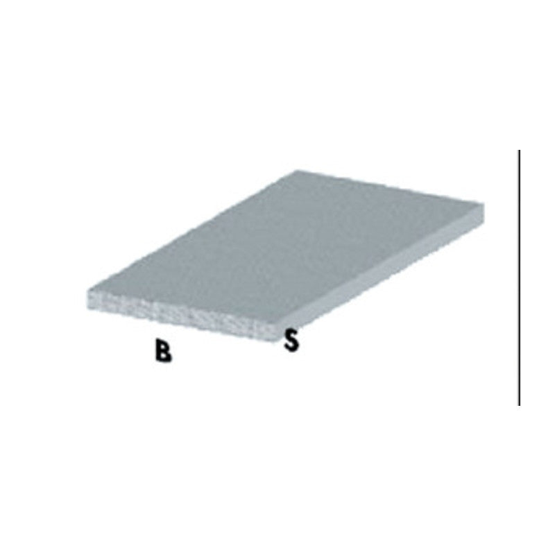 Q.TA' 5 PROFILO ARGENTO H.200 CM PIATTO 12X2 MM**