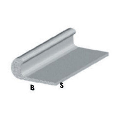 Q.TA' 5 PROFILO ARGENTO H.200 CM UNGHIETTA 18X1 MM*