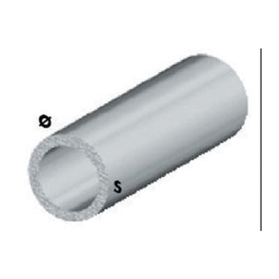 Q.TA' 5 PROFILO ARGENTO H.200 CM TUBO TONDO 18X1 MM