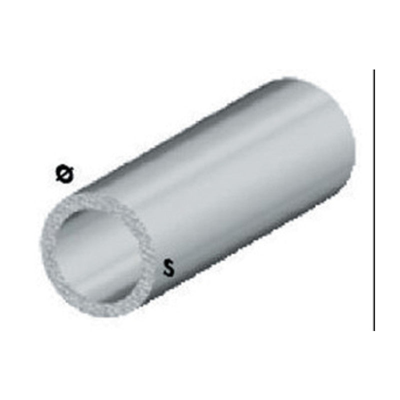 Q.TA' 5 PROFILO ARGENTO H.200 CM TUBO TONDO 20X1 MM**