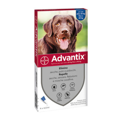 Q.TA' 1 ADVANTIX SPOT ON 4 PIPETTE CANI 25-40 KG