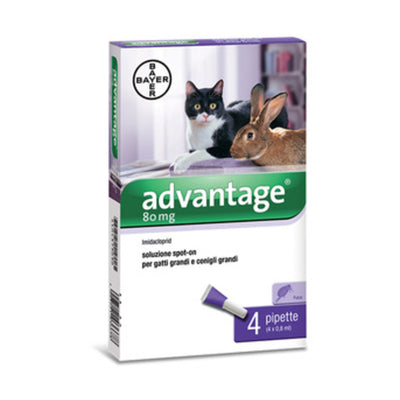 Q.TA' 1 ADVANTAGE SPOT ON 80 GATTI OLTRE 4 KG