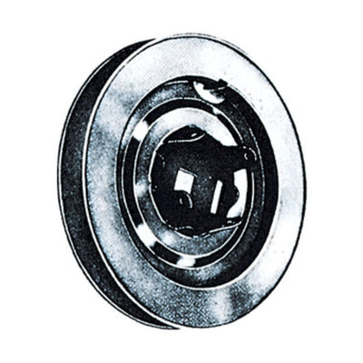 Q.TA' 5 PULEGGIA P/RULLI IN LEGNO 220 MM ZINCATA