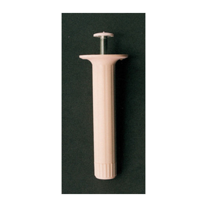 Q.TA' 4 PIEDINO REGOLABILE ABS D 28X120 MM BIANCO*
