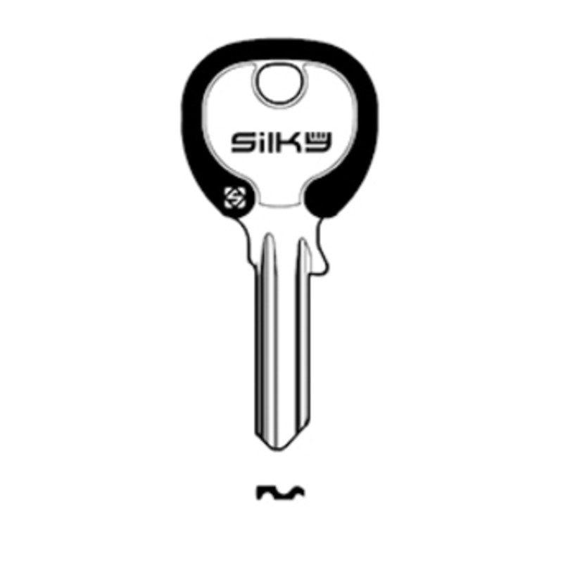 Q.TA' 10 SILCA OC074DZ CHIAVE PROFILO SILKY OTTONE