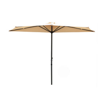 Q.TA' 1 C OMBRELLONE A PARETE 1/2 TONDO D 2,7M META BEIGE
