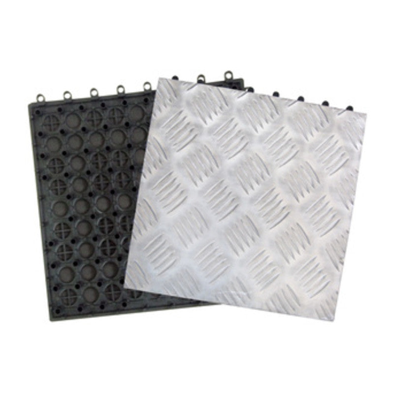 Q.TA' 10 PIASTRELLA ALLUMINIO ANTISCIVOLO CM.30X30