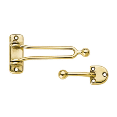 Q.TA' 12 GANCIO P/PORTA ROMA 130X65 MM OTTONE LUCID**