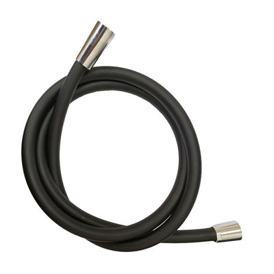 Q.TA' 1 FLESSIBILE P/DOCCIA NERO OPACO 200 CM