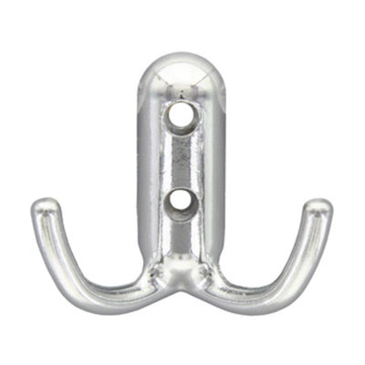 Q.TA' 30 APPENDIABITI A 2 GANCI 45X45 MM CROMO LUCIDO