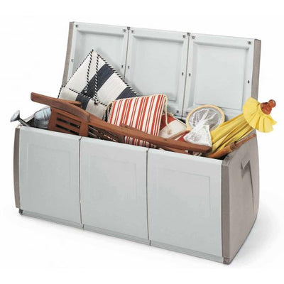Q.TA' 1 CASSAPANCA TERRY BOX 140X54XH57CM GRIGIO TORTORA