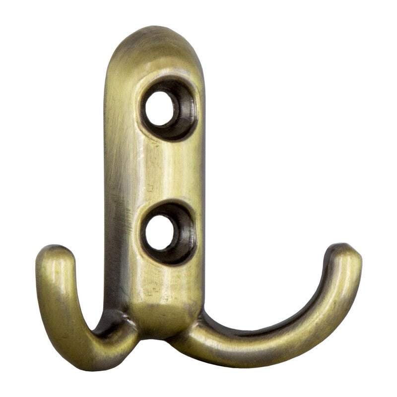 Q.TA' 25 APPENDIABITI A 2 GANCI 45X45 MM BRONZO SFUMATO