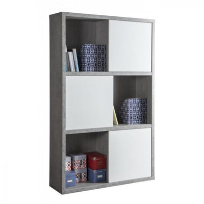 Q.TA' 1 PRATICO LIBRERIA 35,5X120XH194,5 CM CEMENTO