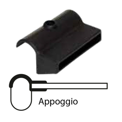 Q.TA' 10 SUPPORTO AD APPOGGIO IN PVC P/ASTA ORTOPEDICA