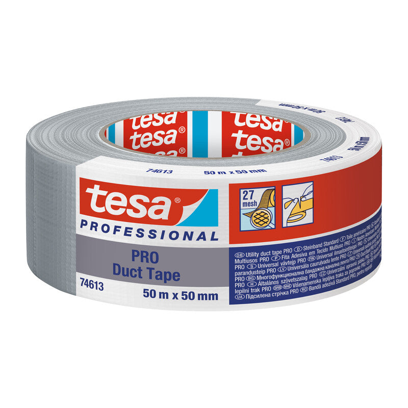 Q.TA' 6 NASTRO AMERICANO TESA PRO 50MMX50M ARGENTO