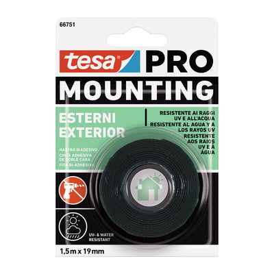 Q.TA' 12 NASTRO BIADESIVO TESA MOUNTING PRO EST. 19MMX1,5M